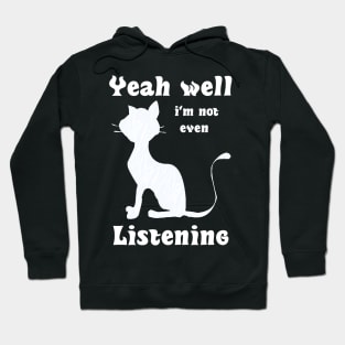 Funny Cute Cat Lovers Memes Hoodie